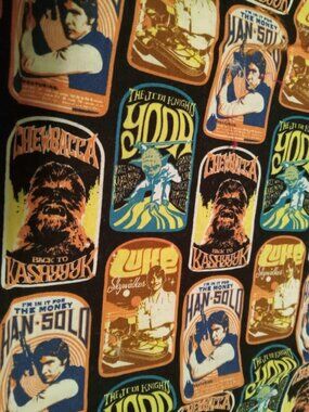 Poplin fabrics with Star Wars desing -  end of batch